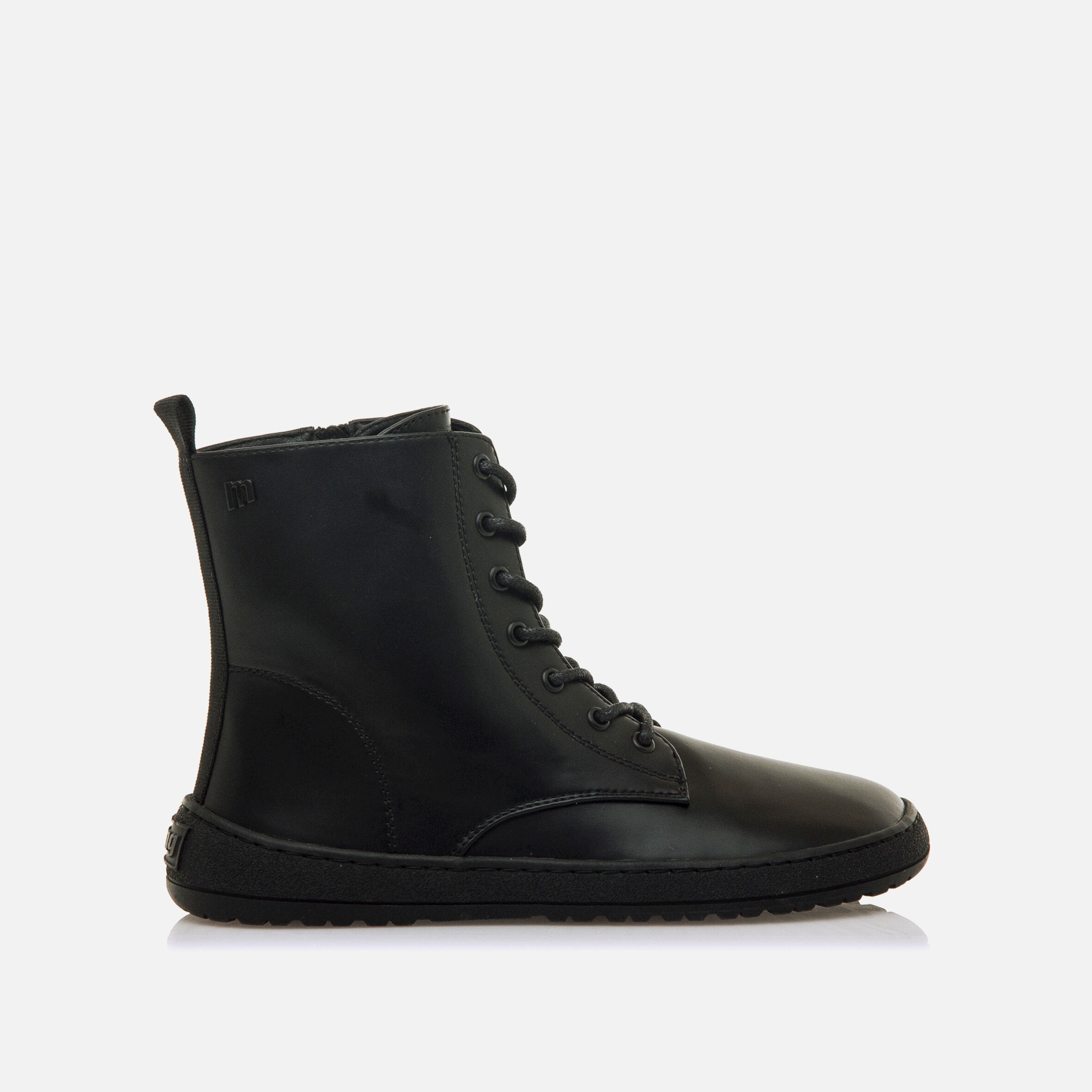 靴 98321 Bandung / BLACK CALF Buy FREE black 61015 | FLAT ANKLE BOOTS Mtng for WOMAN